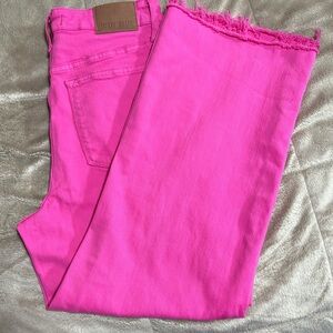 Judy Blue Hot Pink Straight Leg Jeans